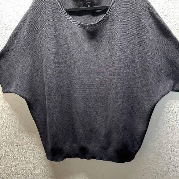 Quince Dolman Sweater Lightweight Organic Cotton Cashmere Link-Stitch Size XL - Picture 5 of 13